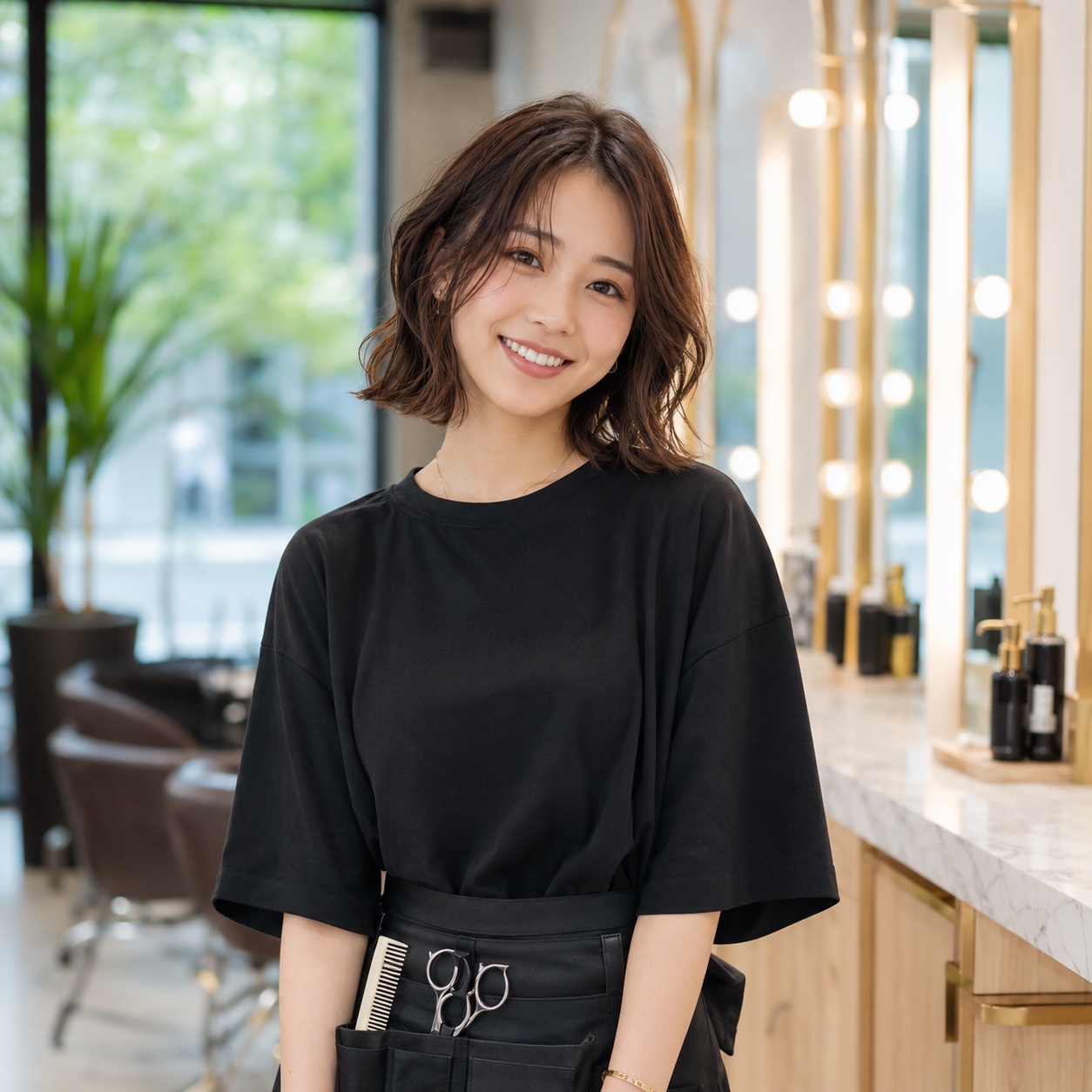 スタイリストのポートレート