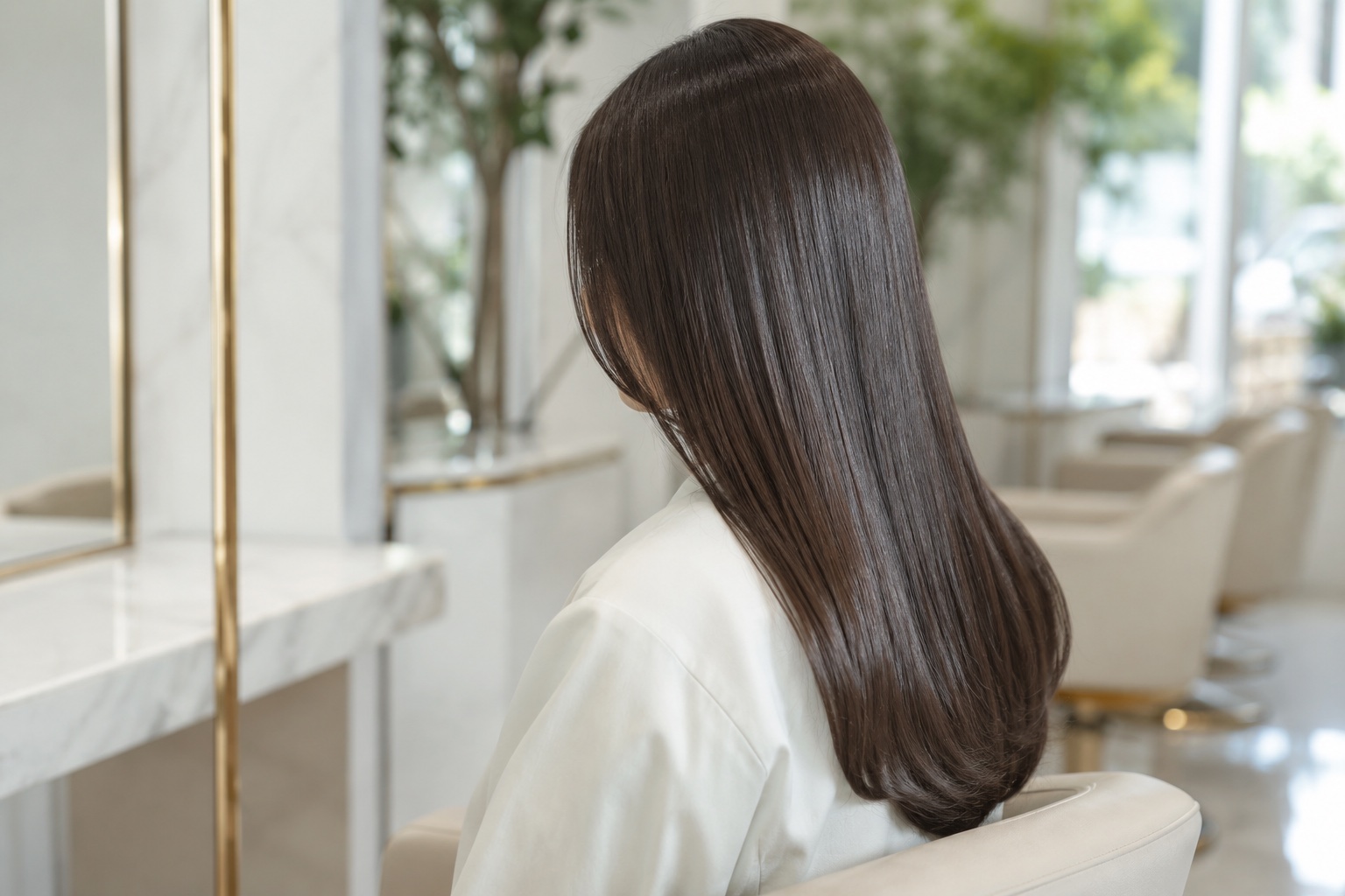 艶やかロングストレート